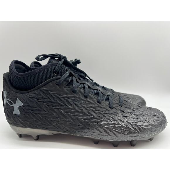 Under Armour Spotlight 4 MC Football Cleats Black 3027977-001 Men Size 10.5. main image 8